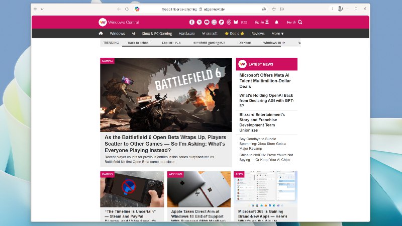 Edge 浏览器即将迎来代号为 Olympia 的用户界面升级及 AI 功能更新 - WinDiscover