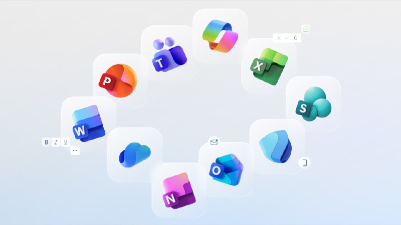 微软正式宣布全新 Office 图标，自 2018 年之后的首次大改 - WinDiscover
