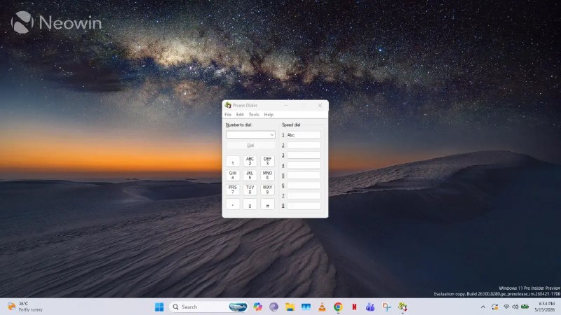 Windows 11 至今仍内置 Phone Dialer 拨号工具 - WinDiscover