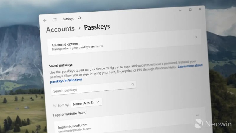 微软全面推广 Passkeys 称传统密码已不足以应对复杂攻击 - WinDiscover