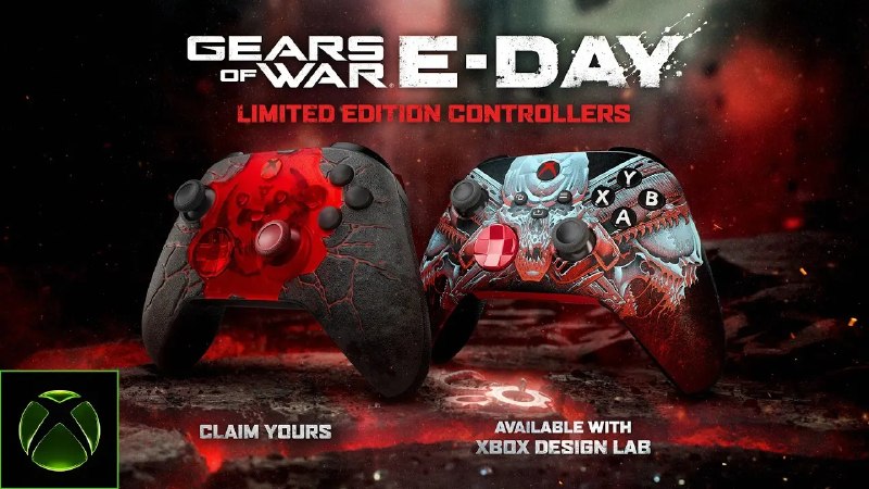 微软推出《战争机器：E-Day》限定版 Xbox 手柄 - WinDiscover