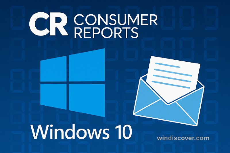 《消费者报告》发布公开信要求微软延长对 Windows 10 的产品支持 - WinDiscover