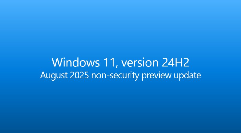 Windows 11 24H2 八月非安全预览更新 KB5064081 开始推送 - WinDiscover