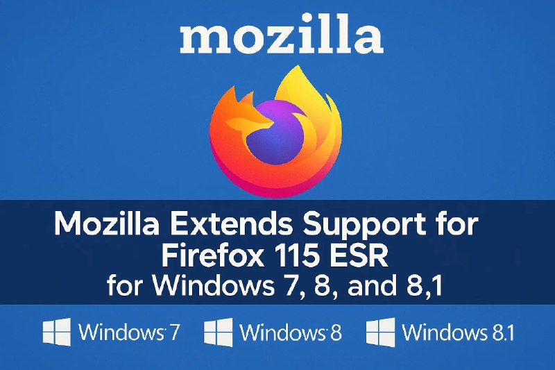 Mozilla 再次延长 Firefox 115 ESR 对 Windows 7、8 和 8.1 的支持 - WinDiscover