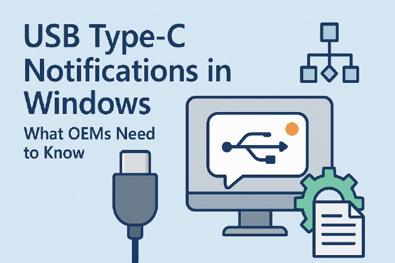 微软呼吁 OEM 在 Windows 11 中加入对 USB Type-C 通知功能的支持 - WinDiscover