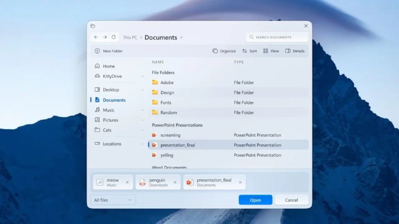 设计师发布 File Explorer 概念设计：支持跨文件夹多选与固定传输窗口 - WinDiscover