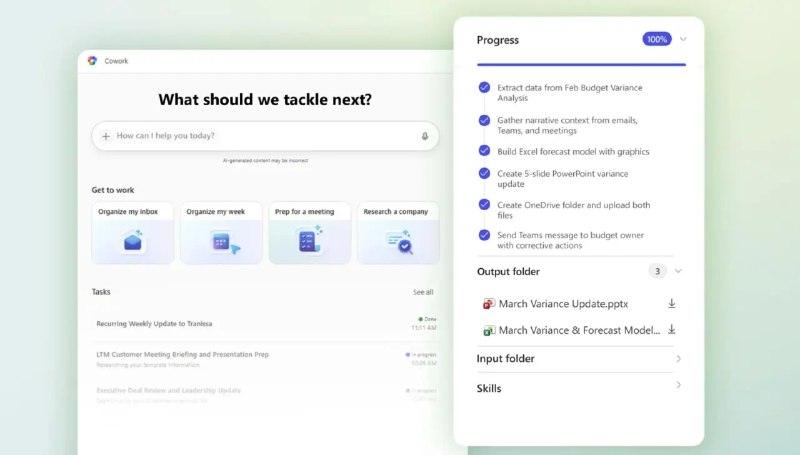 Microsoft 365 Copilot Cowork 正式上线，采用按使用量计费模式 - WinDiscover