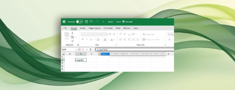 Excel 推出全新 COPILOT 函数,可辅助用户完成内容分类、文本分析等操作 - WinDiscover